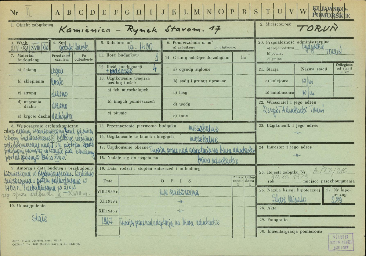 Karta zielona, skan nr 1