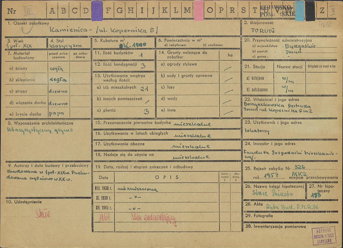 KZ - Karta zielona, skan nr 1