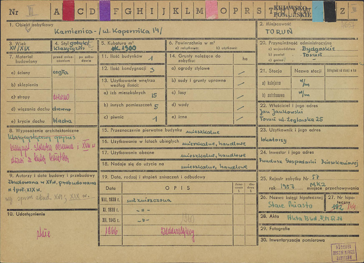 KZ - Karta zielona, skan nr 1