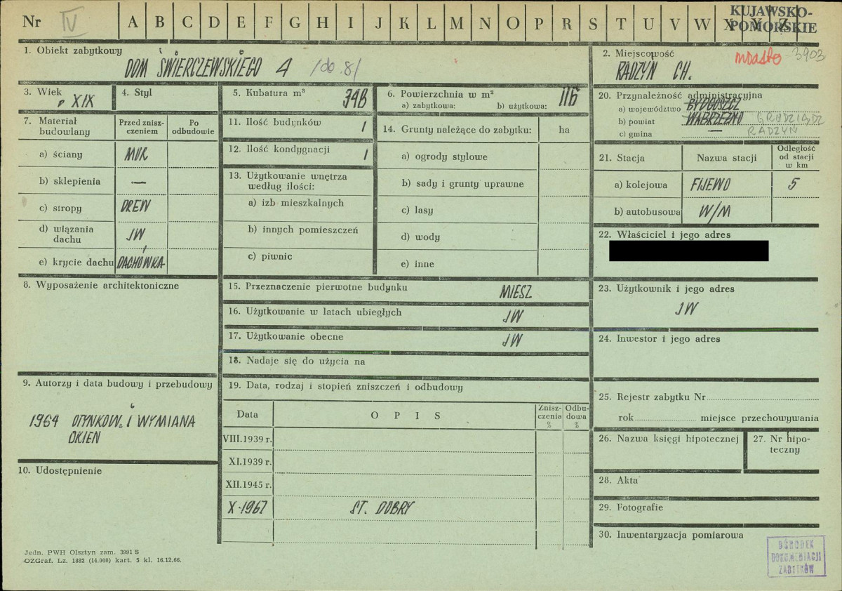 KZ - Karta zielona, skan nr 1