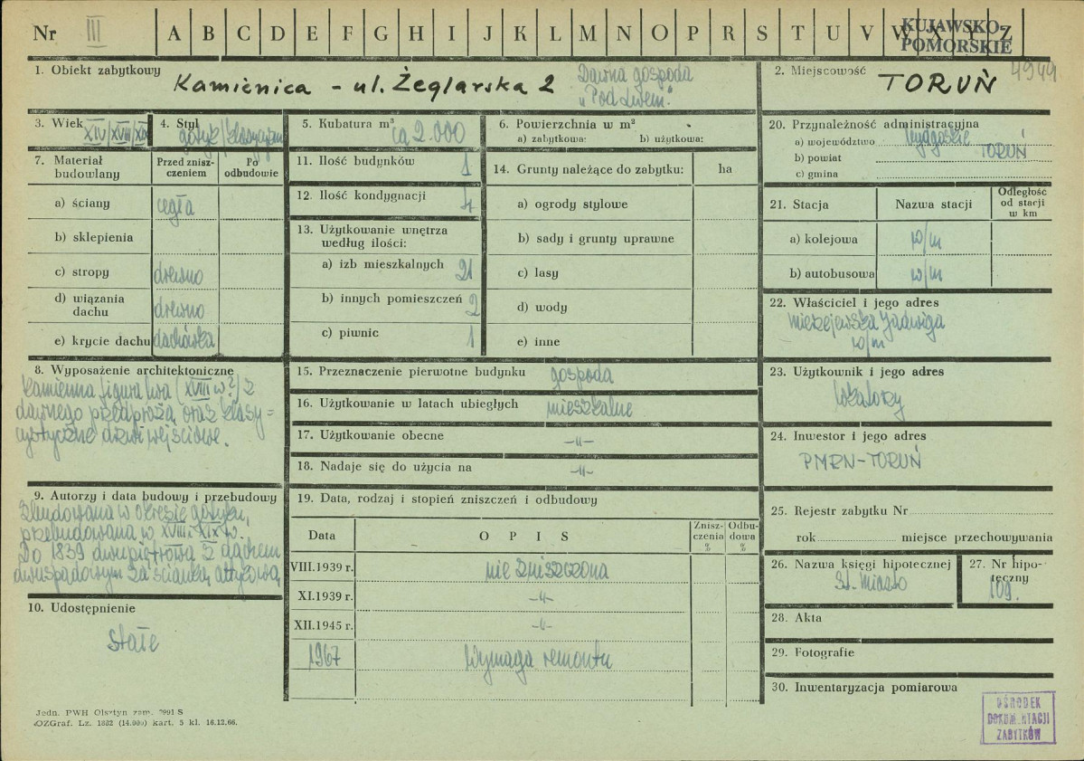Karta zielona, skan nr 1