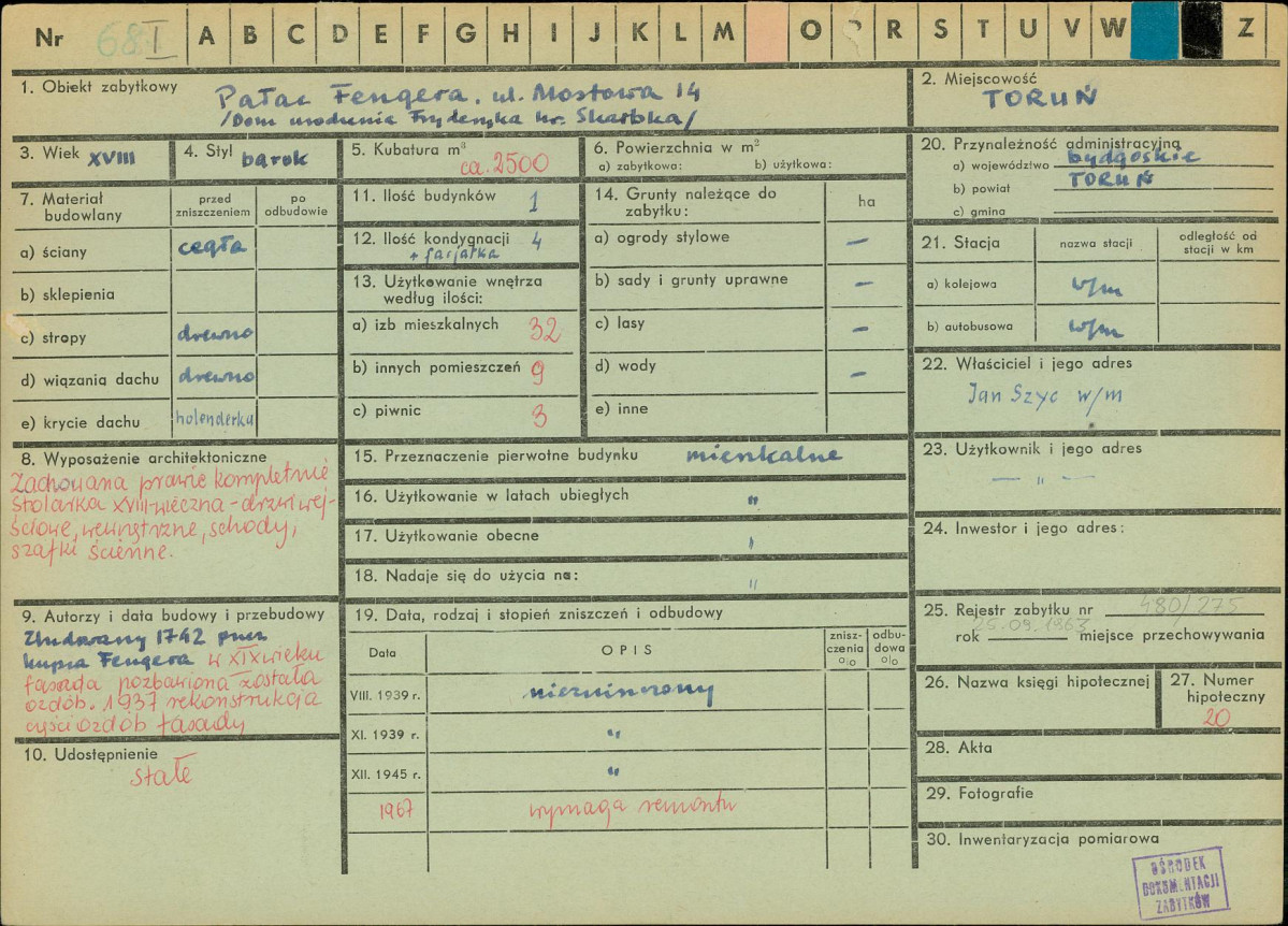 Karta zielona, skan nr 1