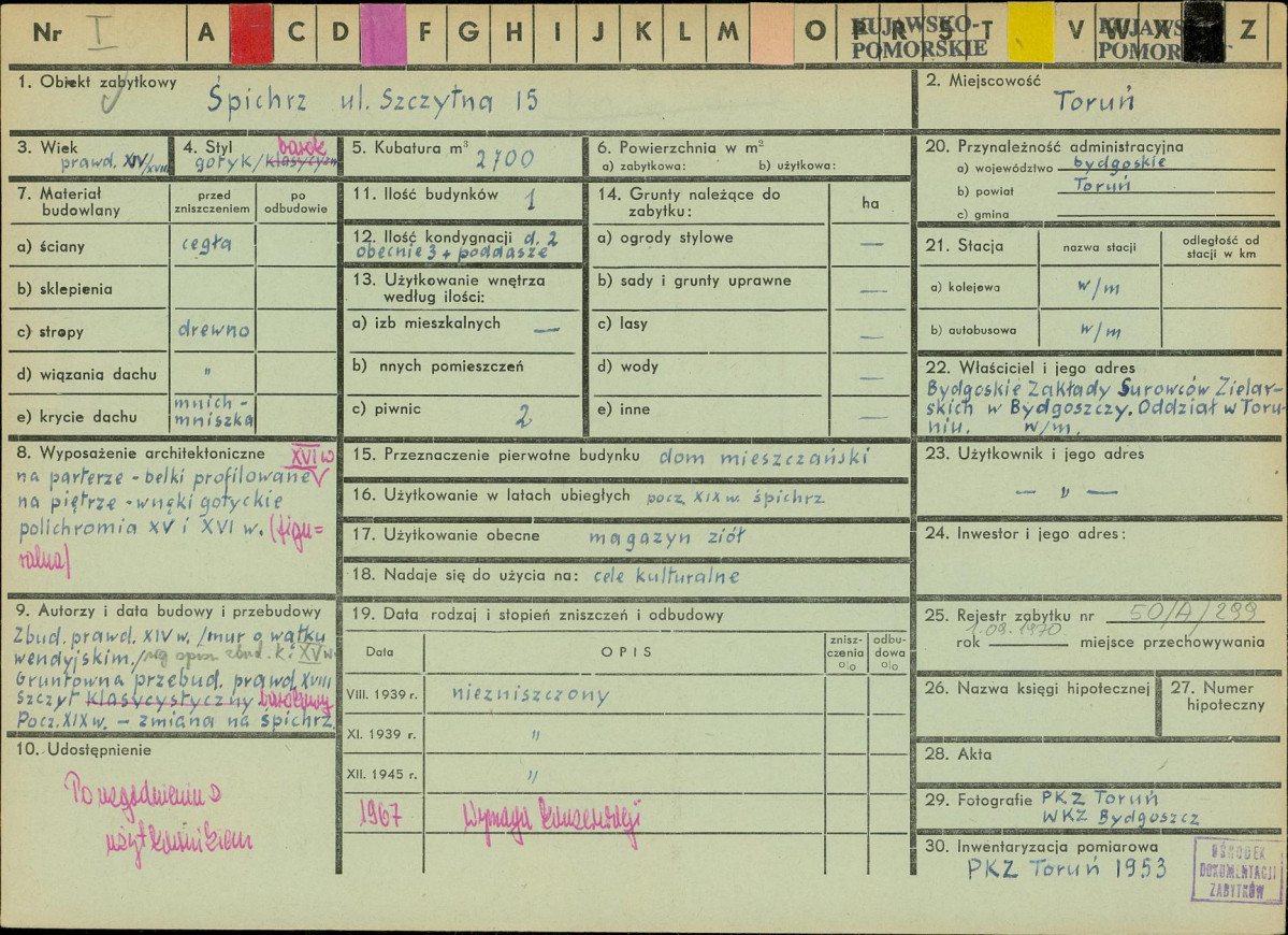 KZ - Karta zielona, skan nr 1