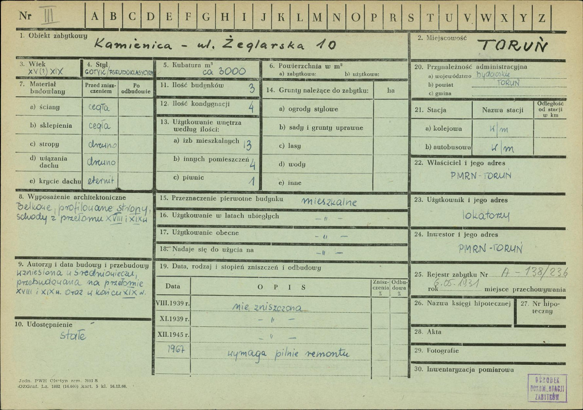 Karta zielona, skan nr 1
