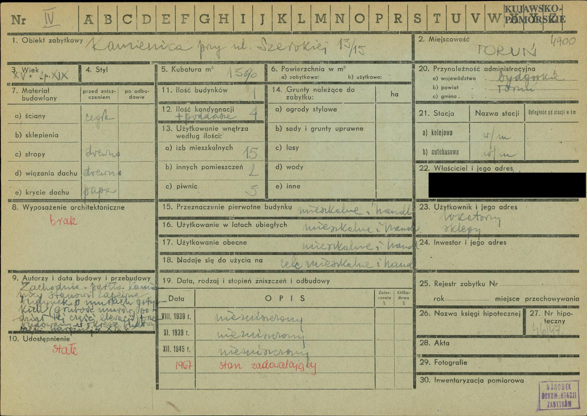 KZ - Karta zielona, skan nr 1