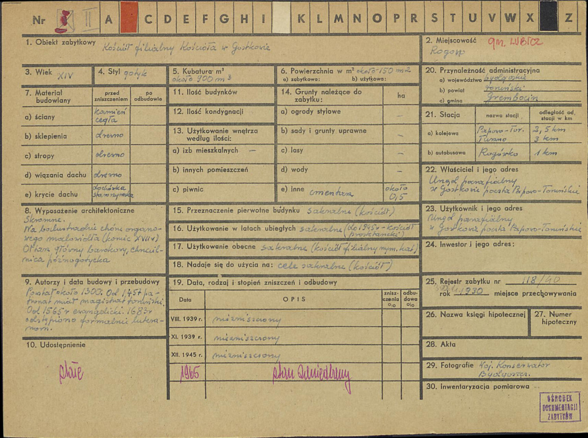 KZ - Karta zielona, skan nr 1