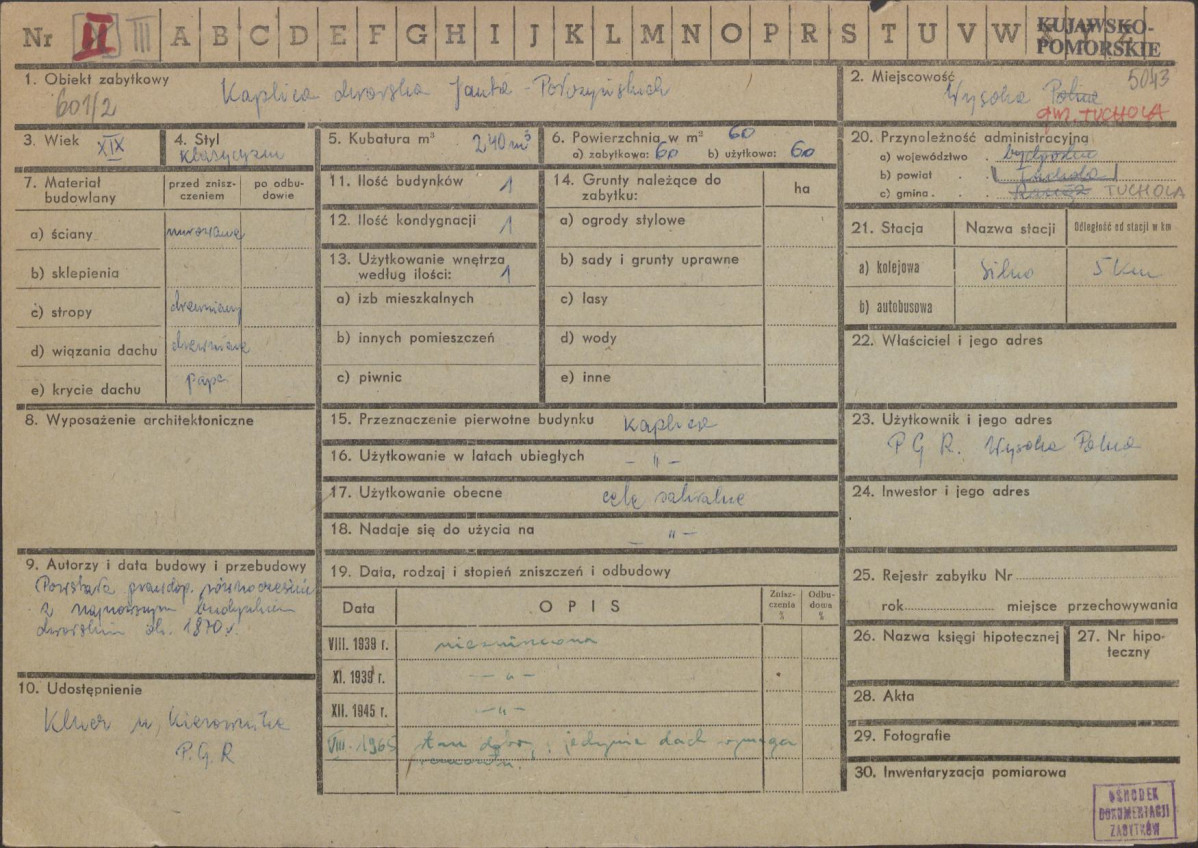 KZ - Karta zielona, skan nr 1