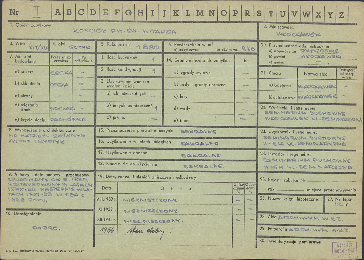 KZ - Karta zielona, skan nr 1