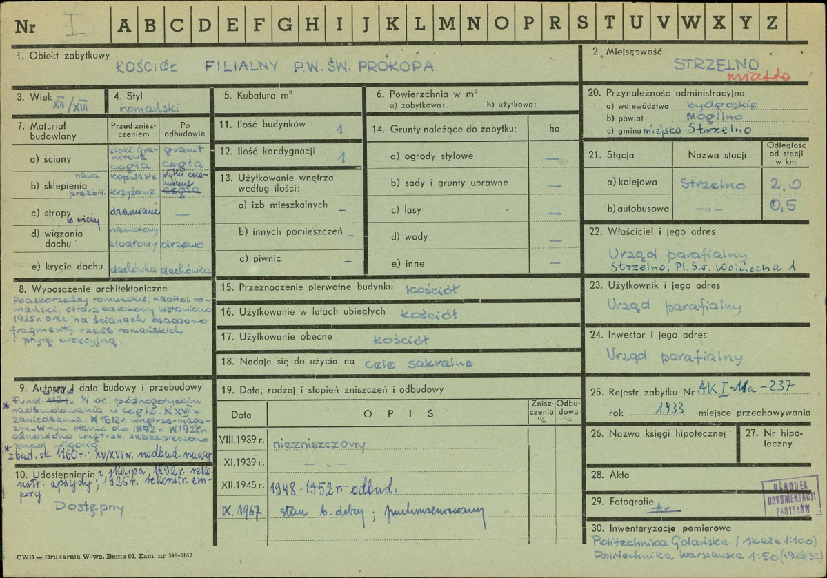 KZ - Karta zielona, skan nr 1
