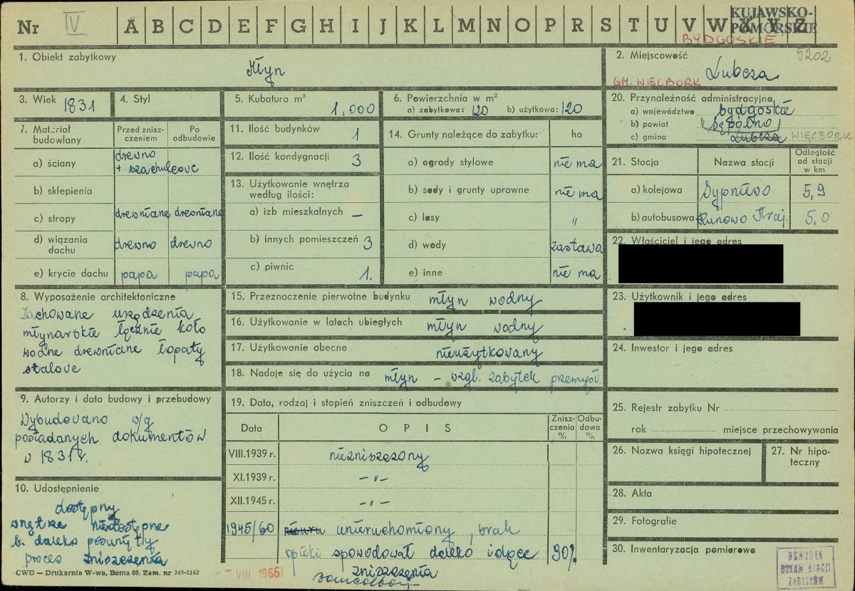 KZ - Karta zielona, skan nr 1