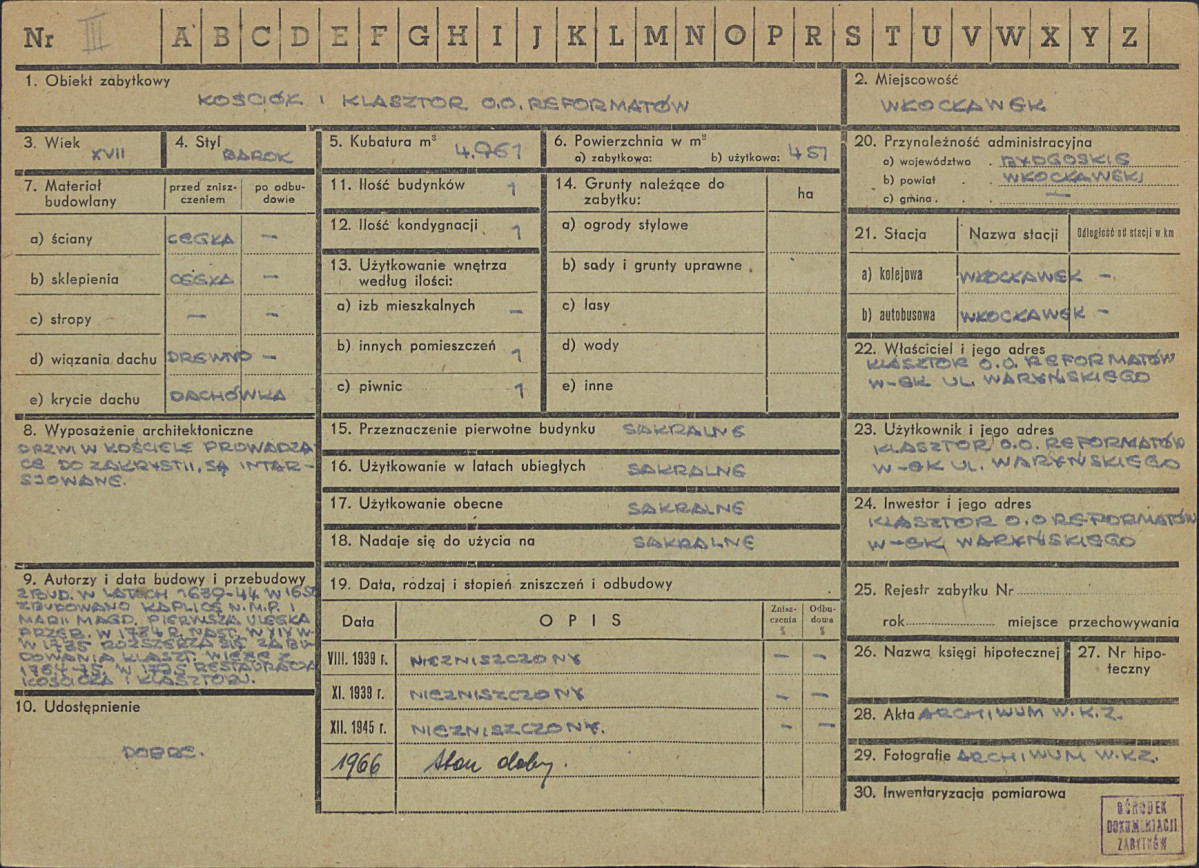 KZ - Karta zielona, skan nr 1