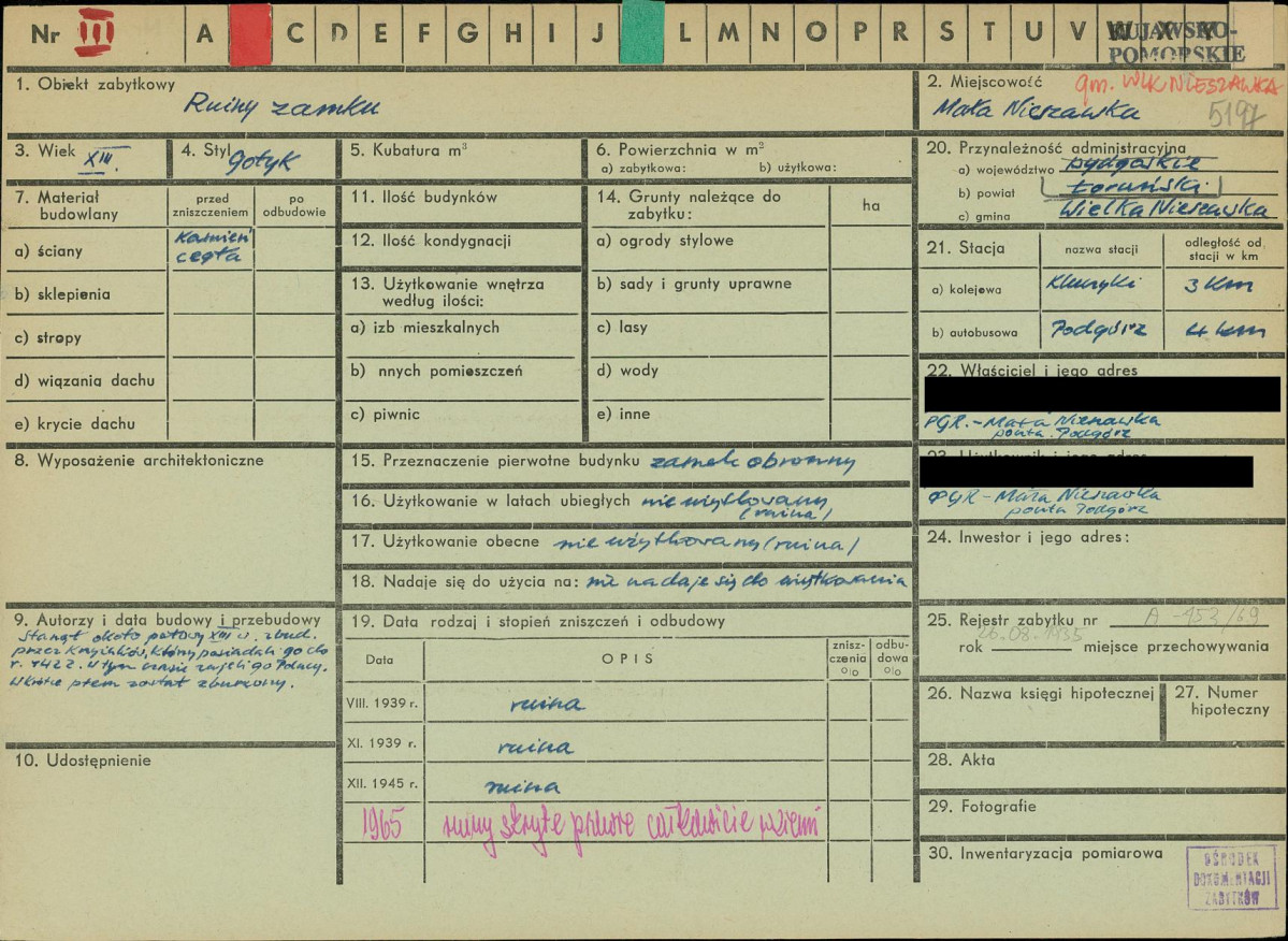 KZ - Karta zielona, skan nr 1
