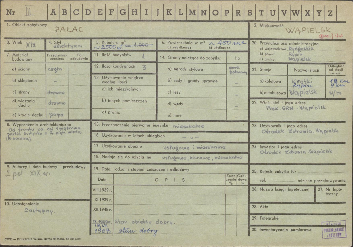 KZ - Karta zielona, skan nr 1