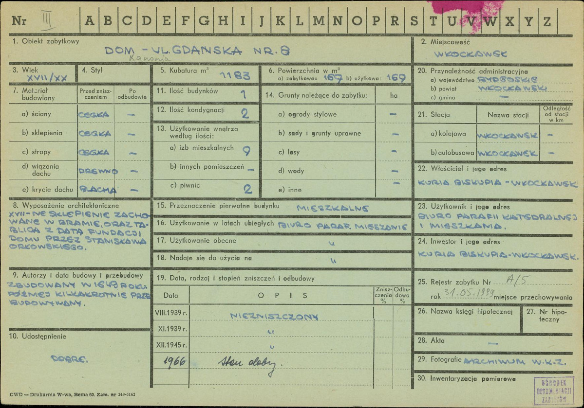 KZ - Karta zielona, skan nr 1