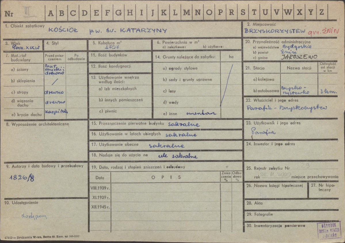KZ - Karta zielona, skan nr 1