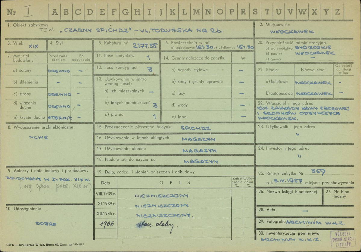 KZ - Karta zielona, skan nr 1
