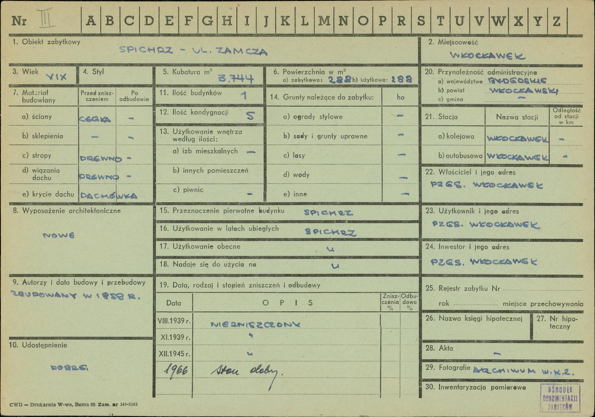 KZ - Karta zielona, skan nr 1