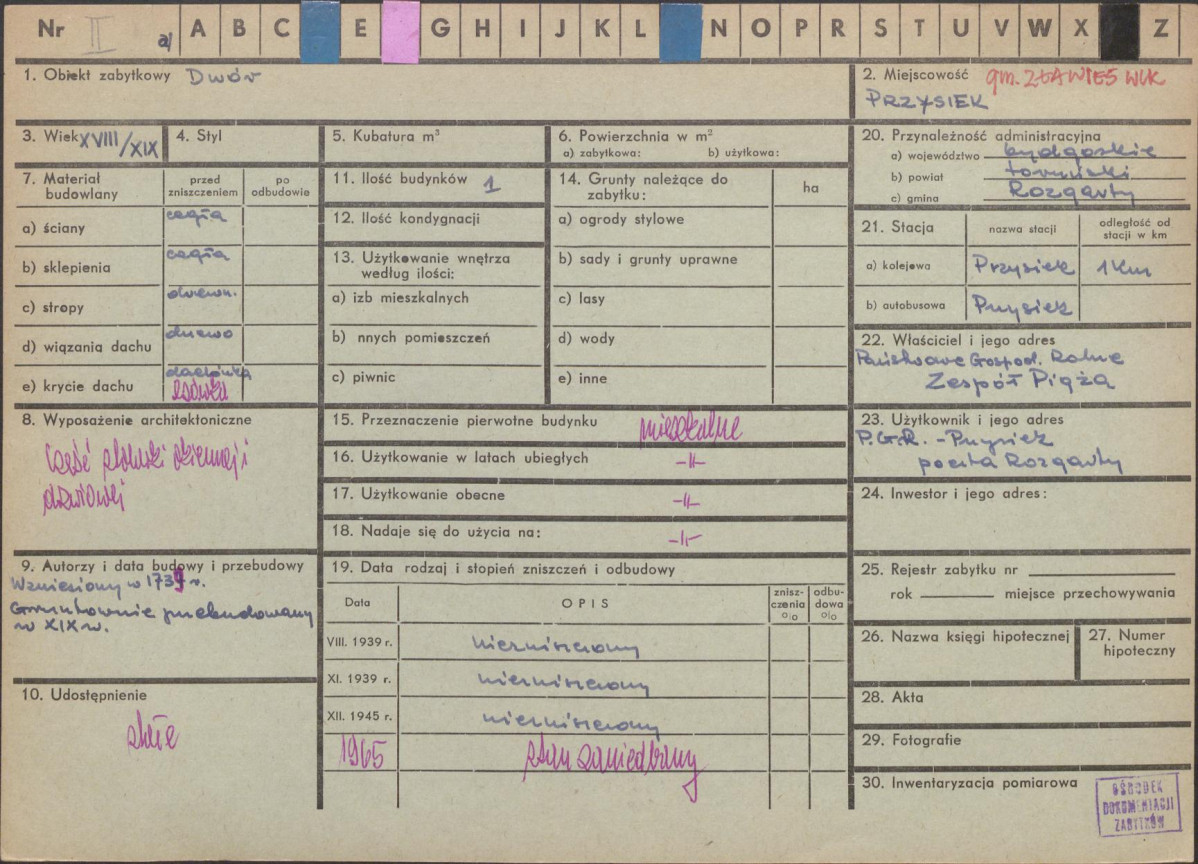 KZ - Karta zielona, skan nr 1