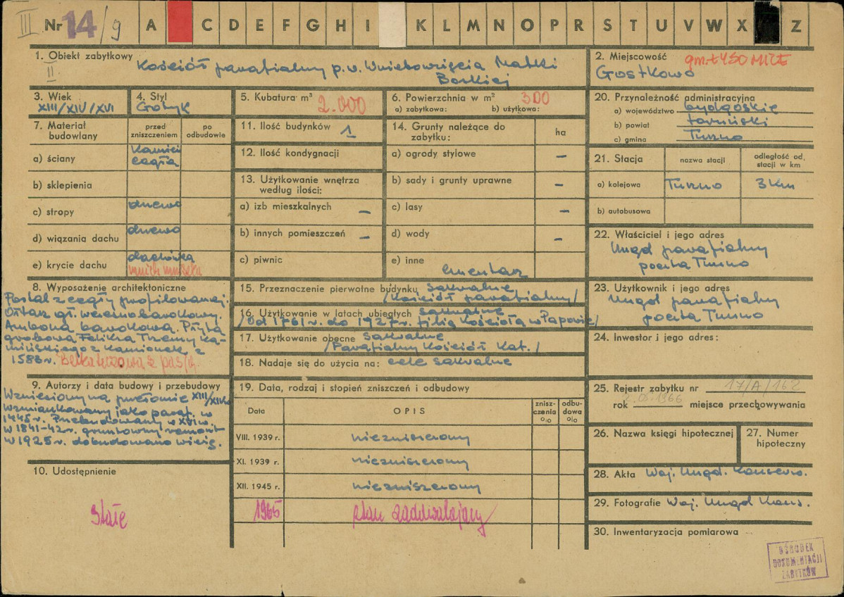 KZ - Karta zielona, skan nr 1