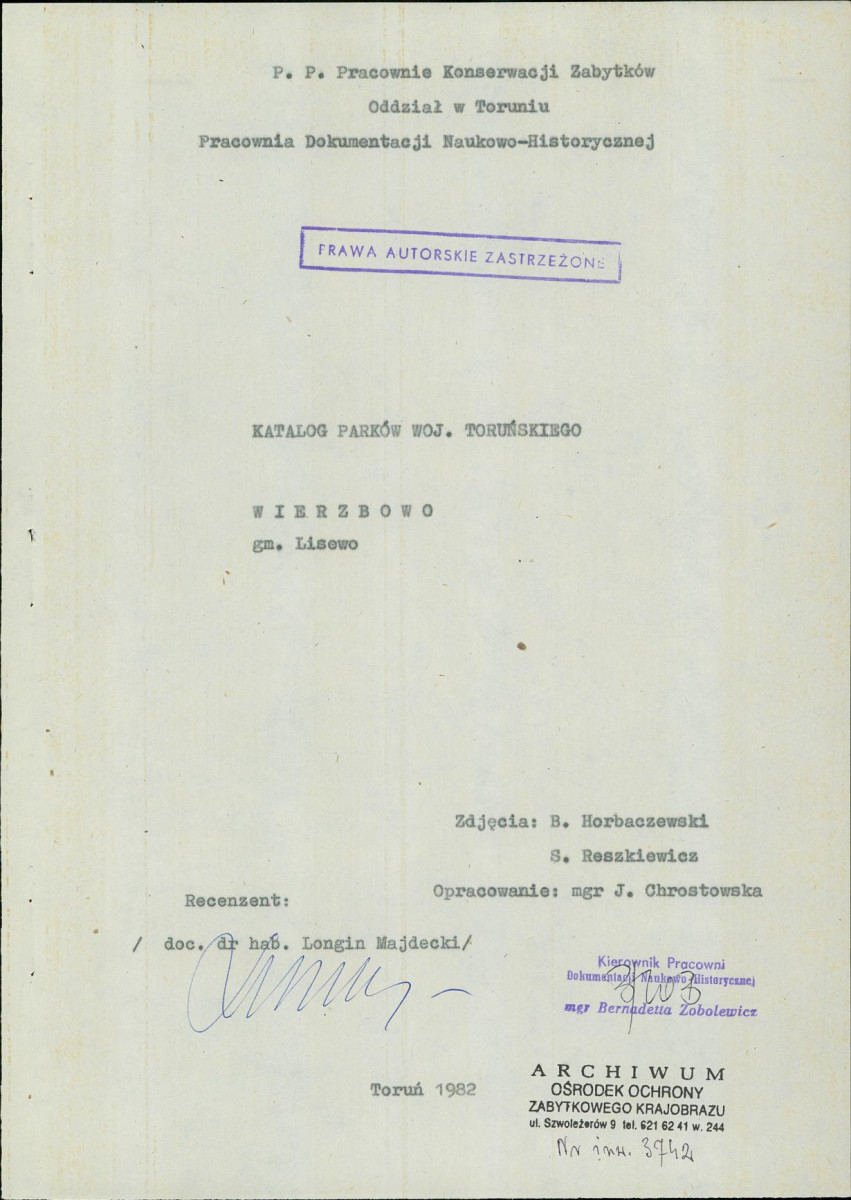 EP - Ewidencja parkowa, skan nr 6