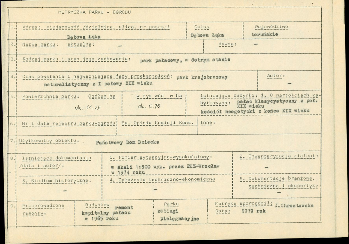 EP - Ewidencja parkowa, skan nr 6