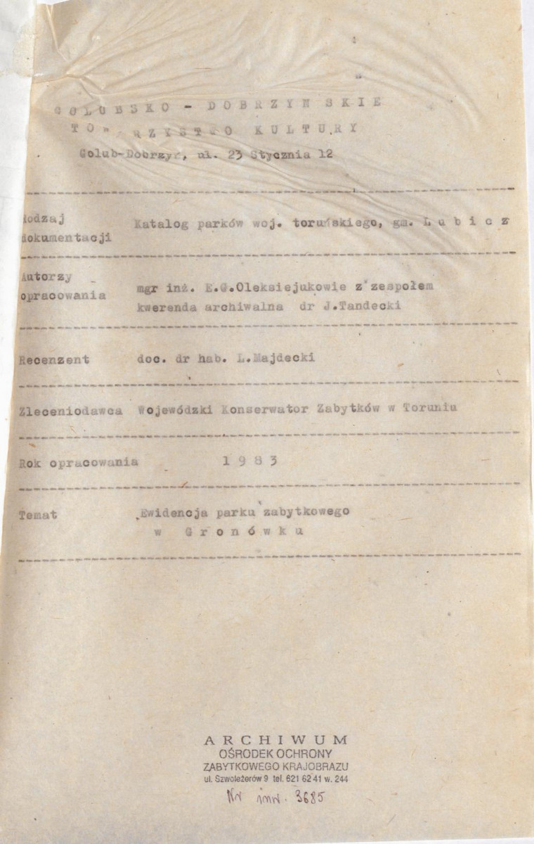 EP - Ewidencja parkowa, skan nr 4