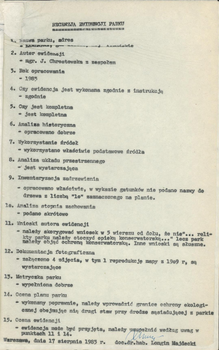 Ewidencja parkowa, skan nr 4