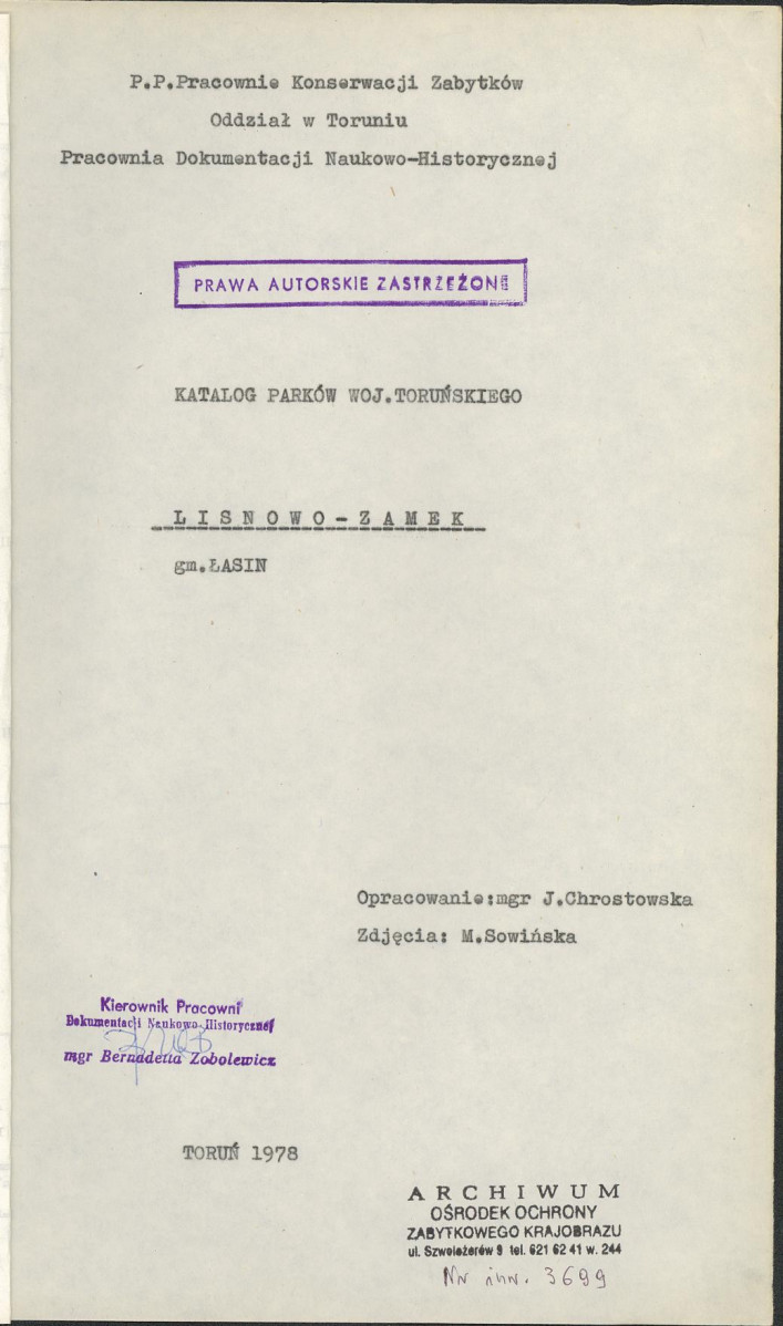 EP - Ewidencja parkowa, skan nr 4