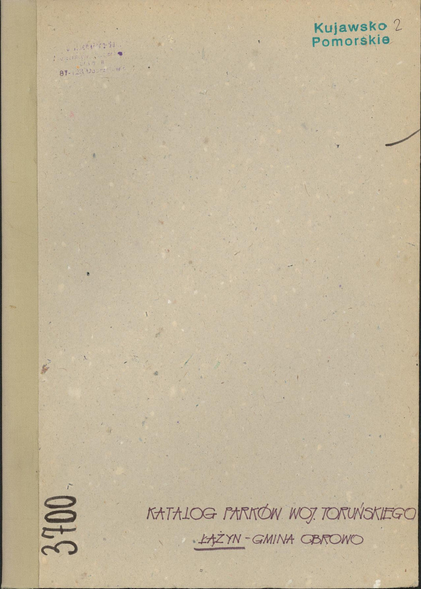 EP - Ewidencja parkowa, skan nr 1