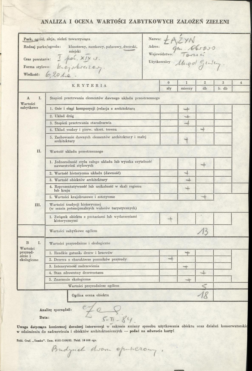 EP - Ewidencja parkowa, skan nr 3