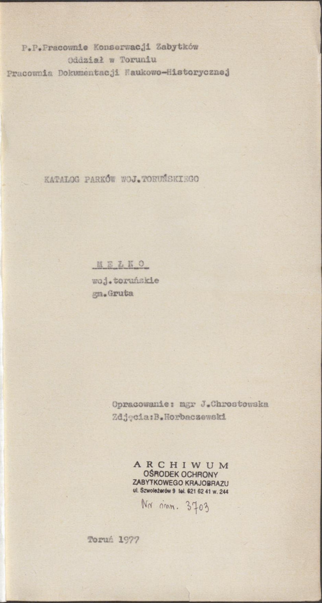 EP - Ewidencja parkowa, skan nr 4