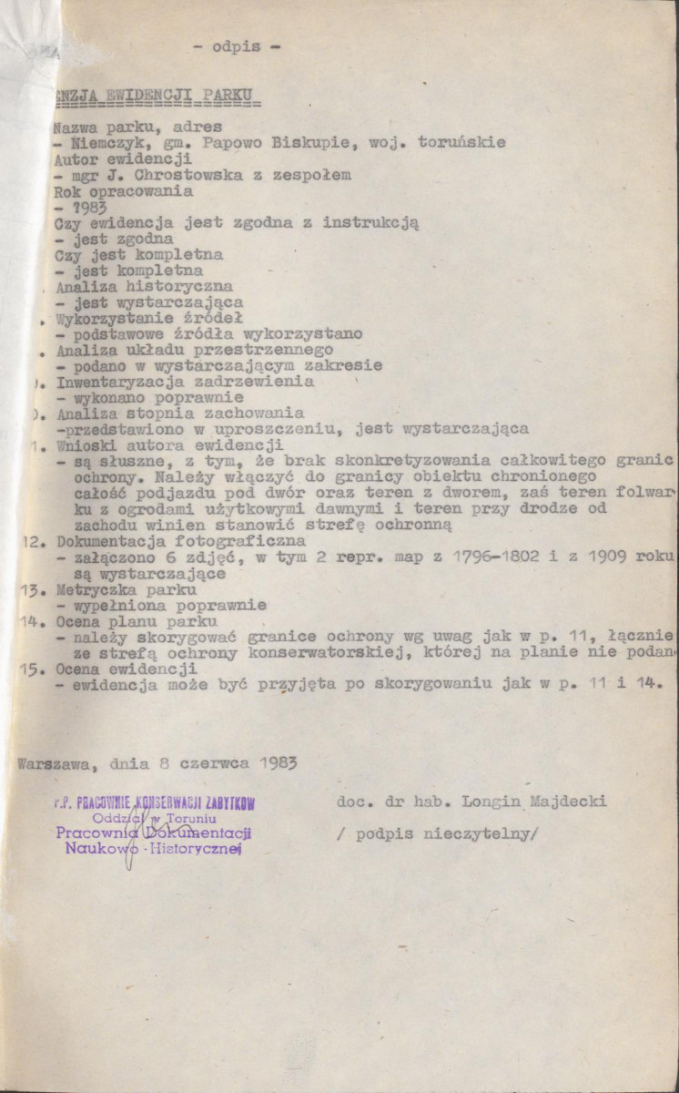 EP - Ewidencja parkowa, skan nr 4