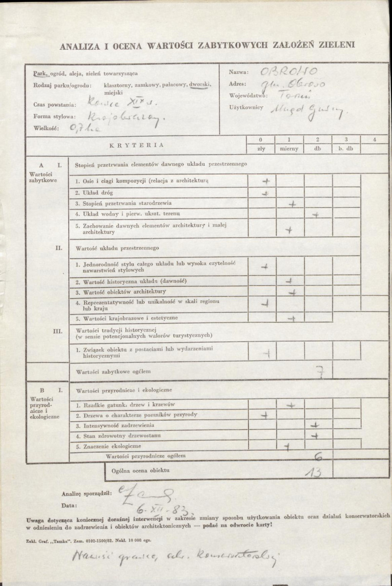 EP - Ewidencja parkowa, skan nr 3