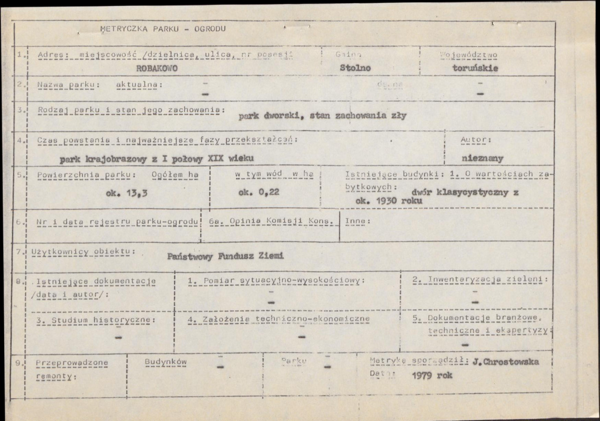 EP - Ewidencja parkowa, skan nr 6