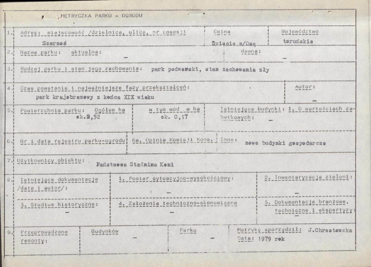 EP - Ewidencja parkowa, skan nr 6