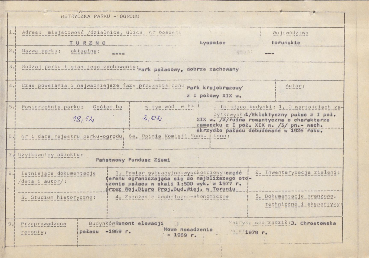 EP - Ewidencja parkowa, skan nr 6