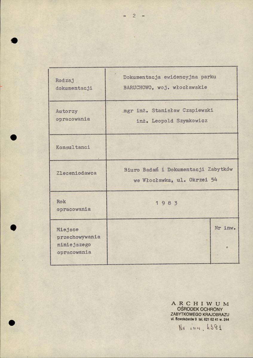 Ewidencja parkowa, skan nr 6