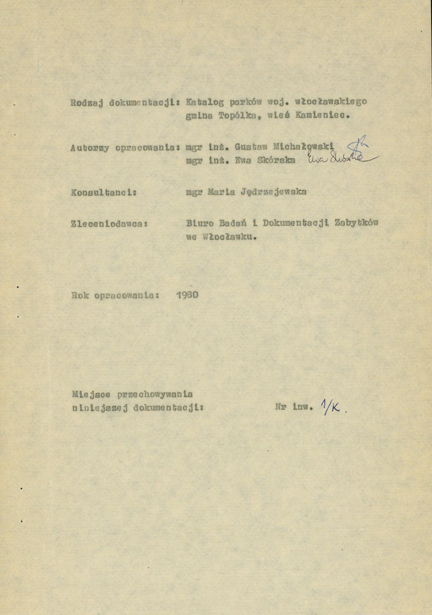Ewidencja parkowa, skan nr 5