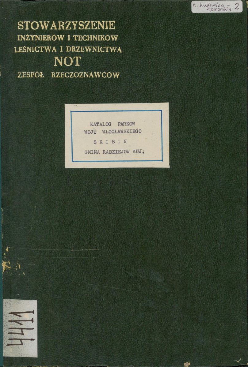 Ewidencja parkowa, skan nr 1