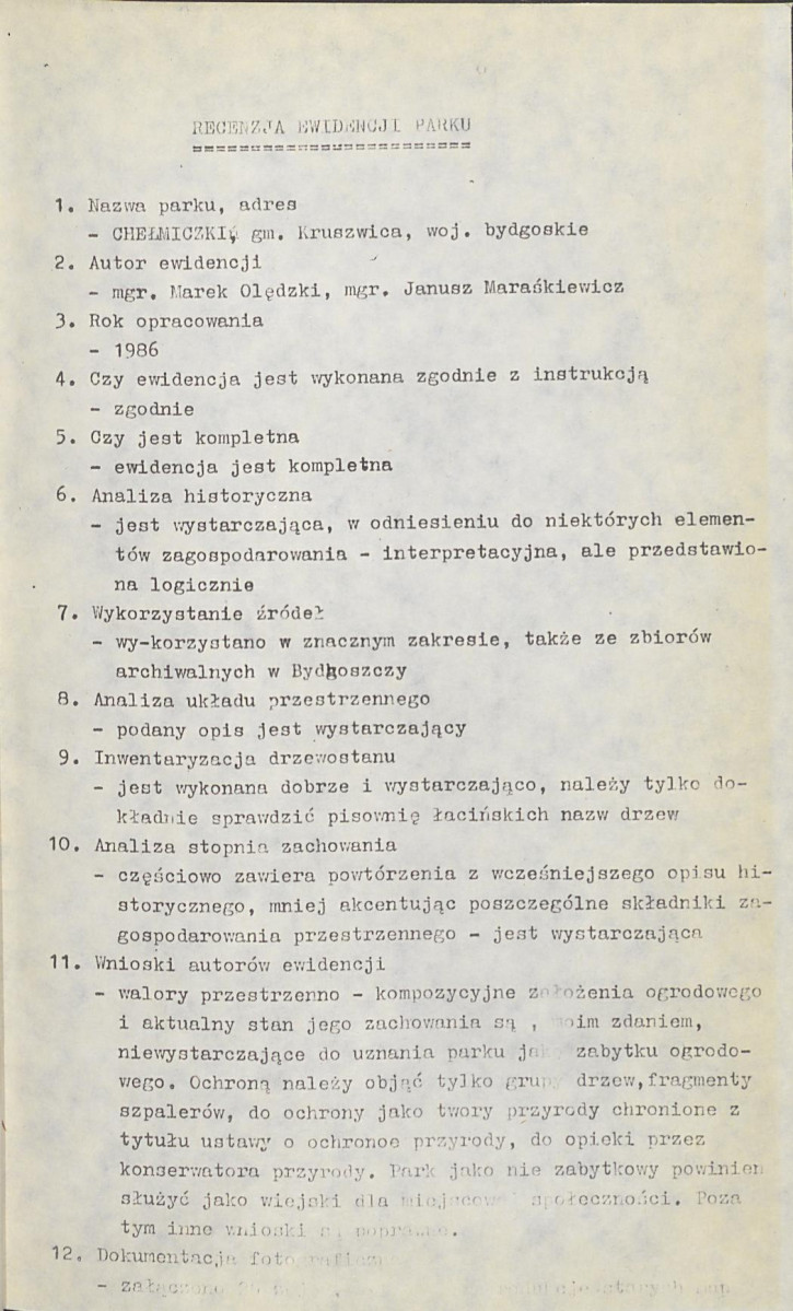 EP - Ewidencja parkowa, skan nr 8