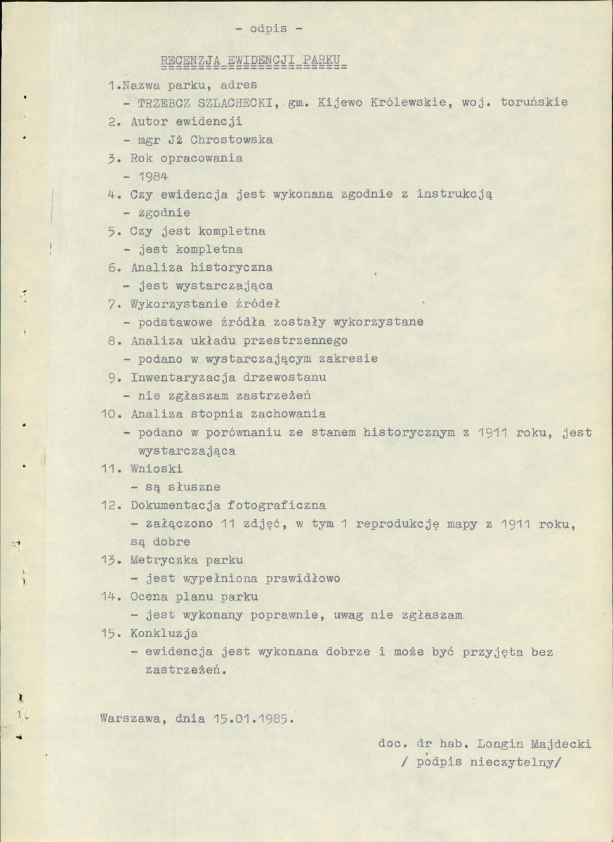 EP - Ewidencja parkowa, skan nr 4