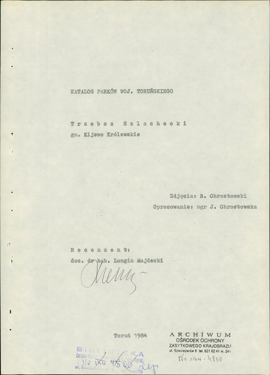 EP - Ewidencja parkowa, skan nr 5