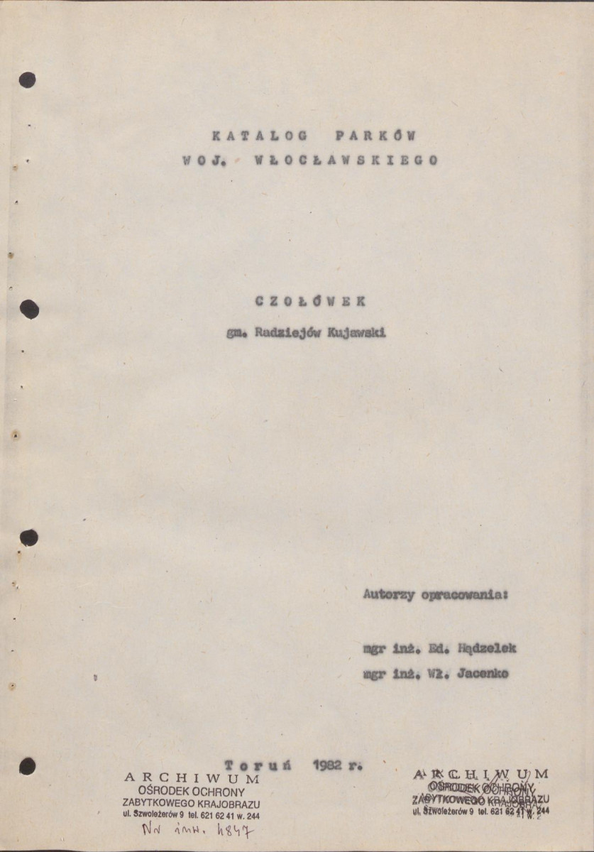 EP - Ewidencja parkowa, skan nr 7