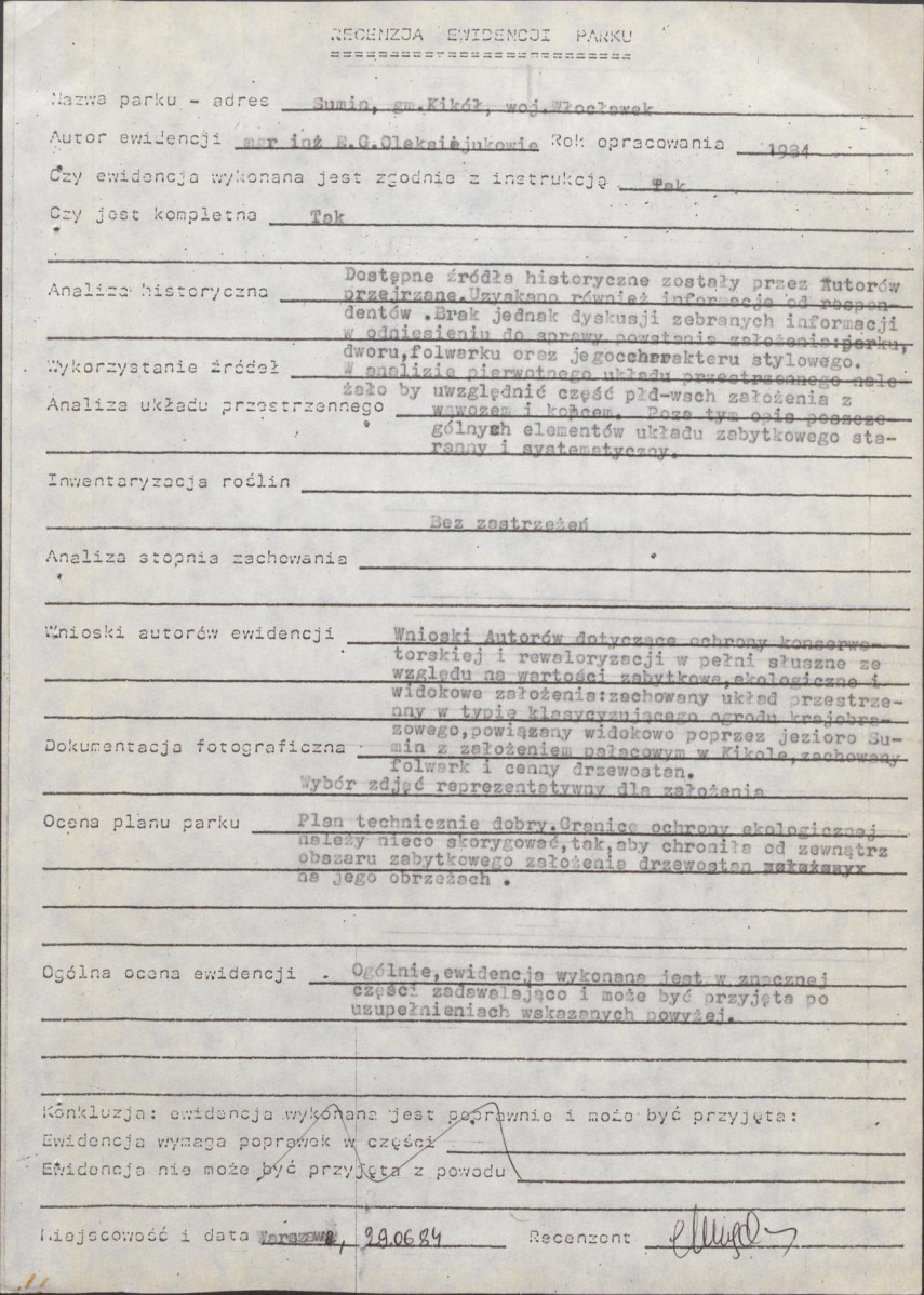 EP - Ewidencja parkowa, skan nr 6