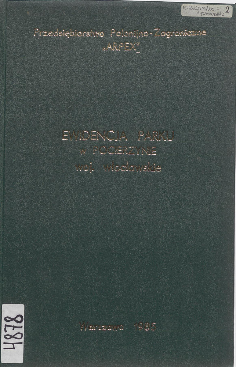 EP - Ewidencja parkowa, skan nr 1