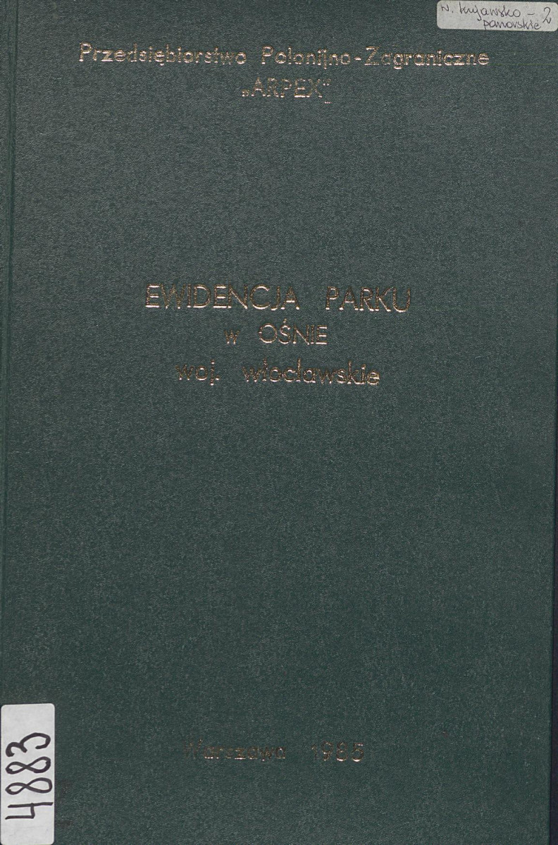 Ewidencja parkowa, skan nr 1