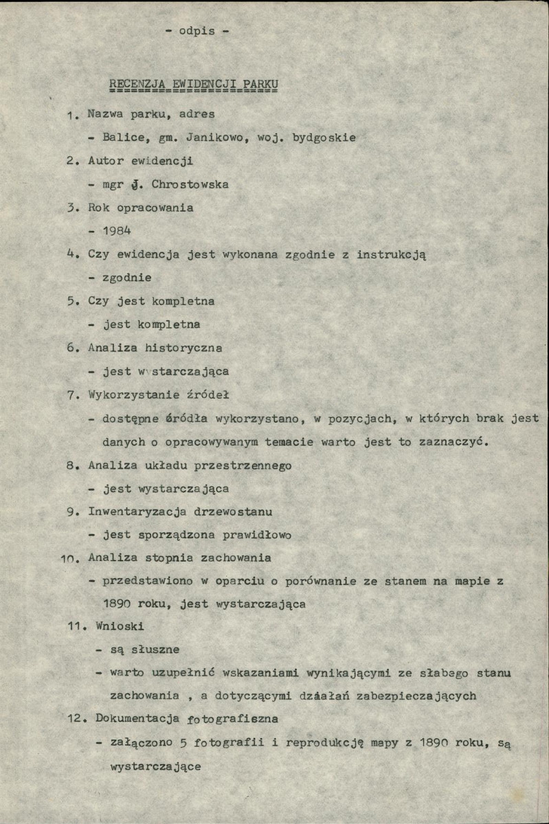 Ewidencja parkowa, skan nr 4
