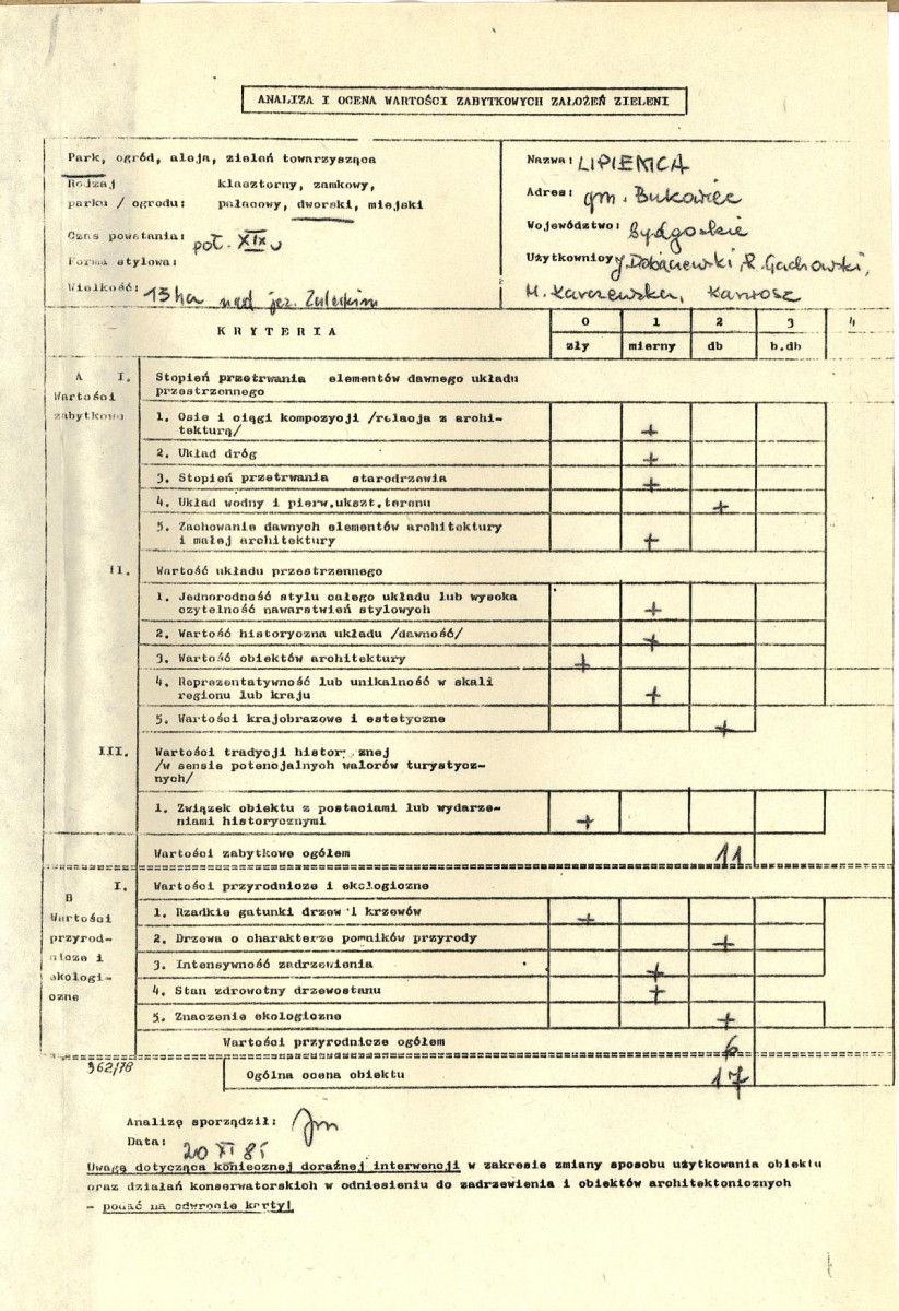 Ewidencja parkowa, skan nr 3