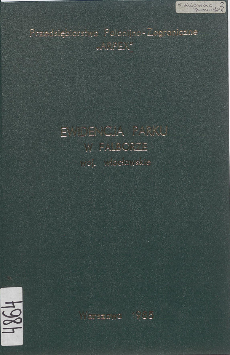 EP - Ewidencja parkowa, skan nr 1