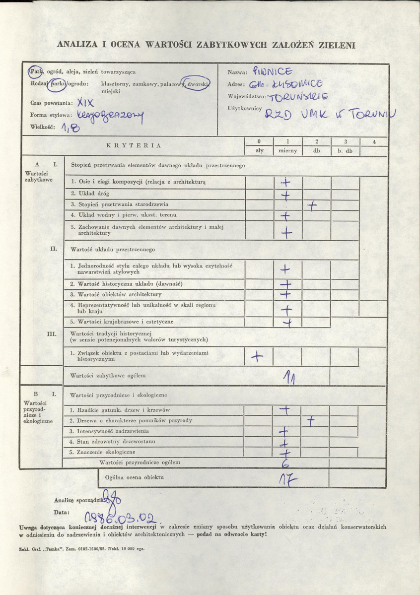 EP - Ewidencja parkowa, skan nr 3
